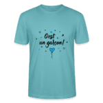 T-shirt Unisexe - c'est un garçon - turquoise pastel