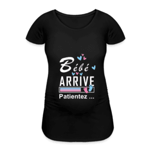 t-shirt femme enceinte bébé arrive