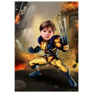 Poster Portrait Personnalisé - Wolverine
