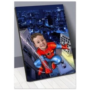 Affiche personnalisée super hero