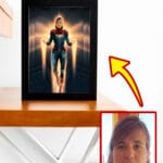 Portrait pour LES GRANDS SUPER-HEROS - Captain Marvel