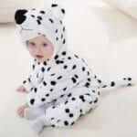 Pyjama Grenouillère Douceur Animale - Leopard Blanc