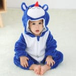 Pyjama Grenouillère Douceur Animale - Bleu