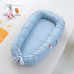 Réducteur de lit – Nid de couchage - Bleu Clair