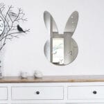Miroir Autocollant Décoratif - Pratique et Tendance - Lapin