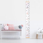 Toise Murale Enfant en Toile – Suivi de Croissance - Coloré